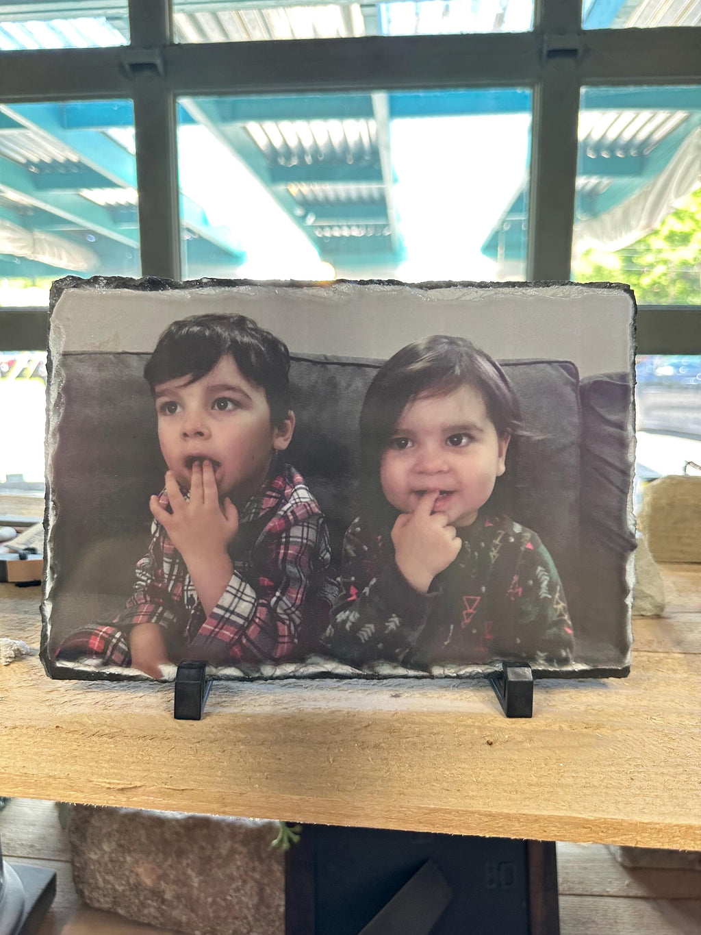Personalized Photo Slate – Custom Picture Printed on Stone Keepsake