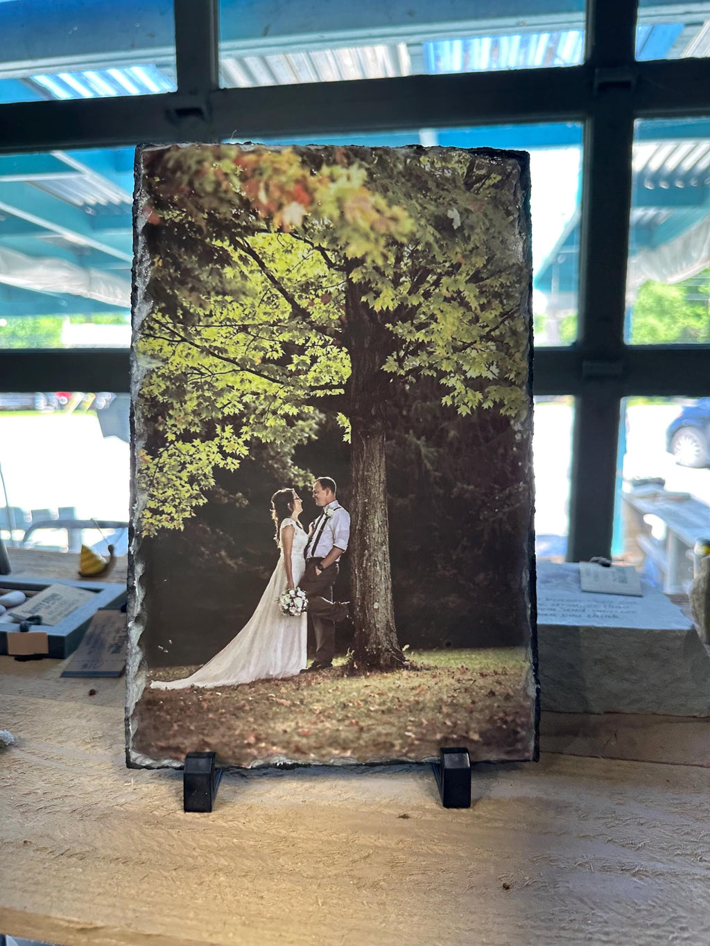 Personalized Photo Slate – Custom Picture Printed on Stone Keepsake