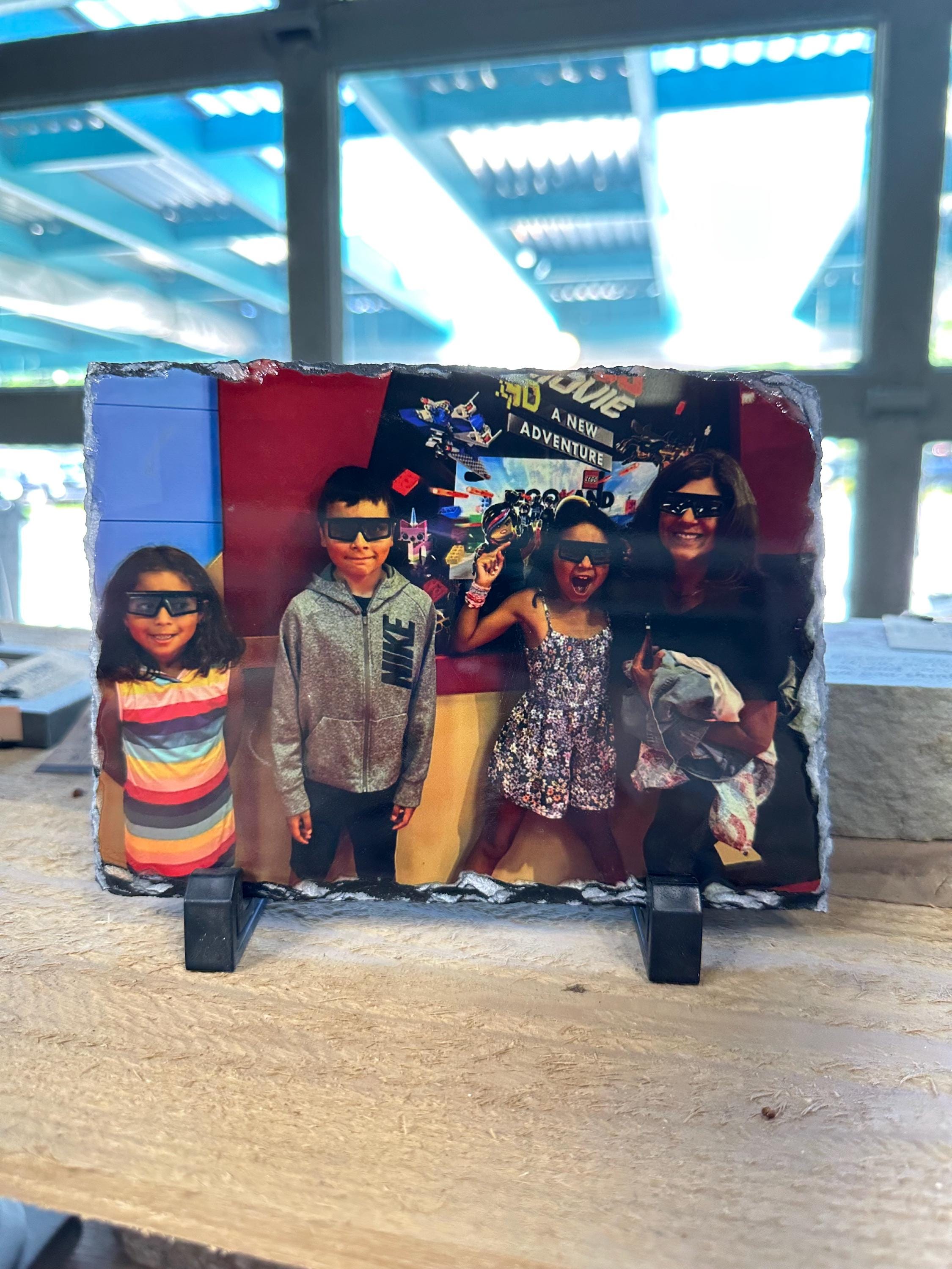 Personalized Photo Slate – Custom Picture Printed on Stone Keepsake
