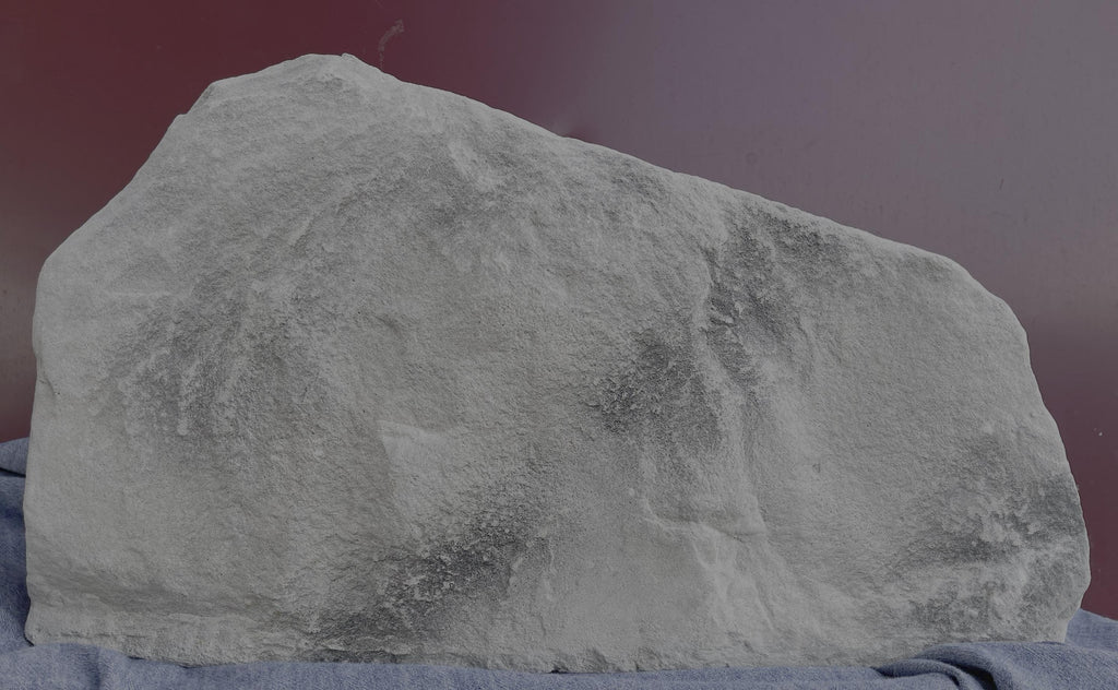 Natural grey stone color — hand-painted finish means every stone will have unique variations.