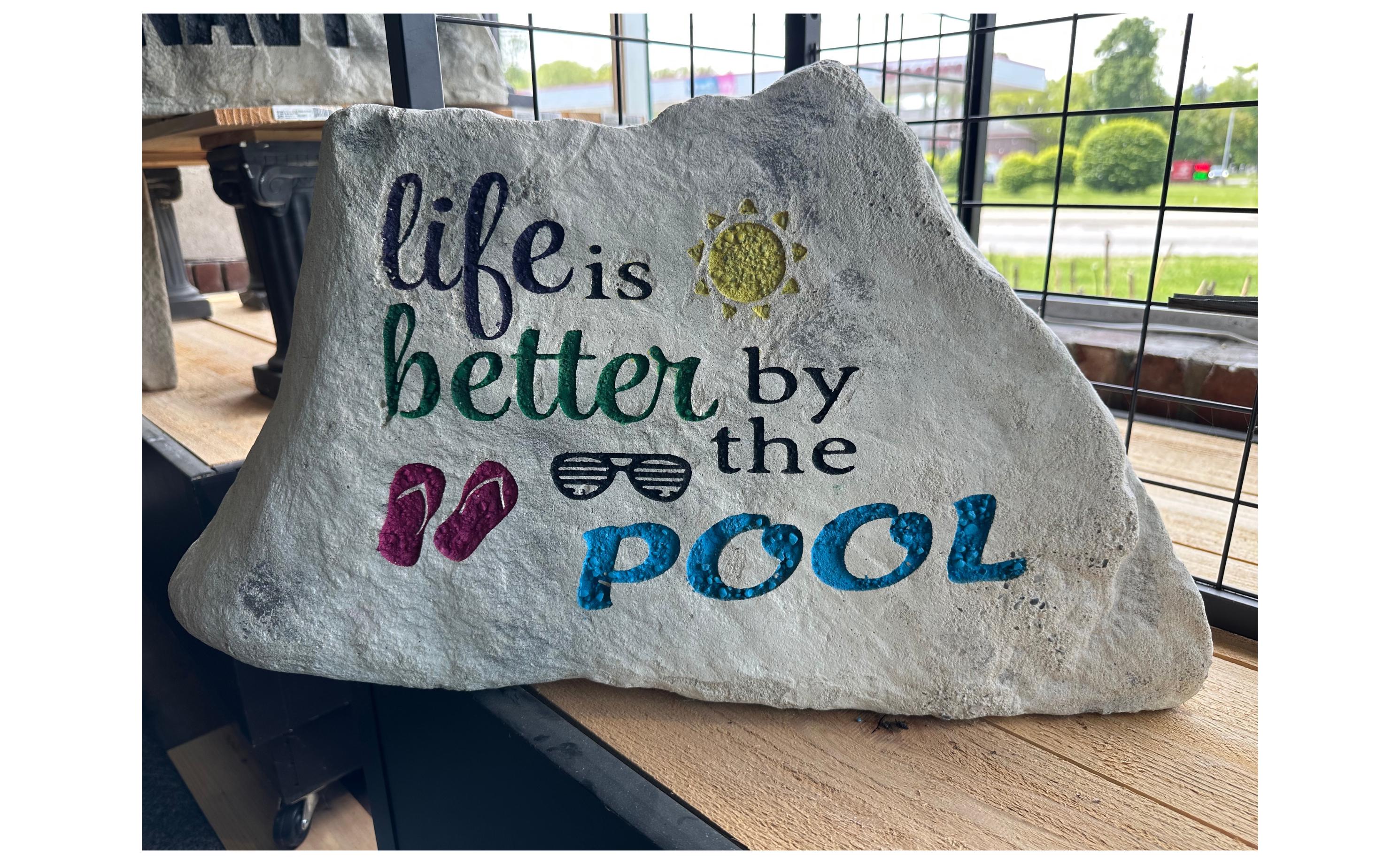 Large Personalized Garden Stone | Custom Address Rock | Memorial Marker | Wedding Gift | Housewarming