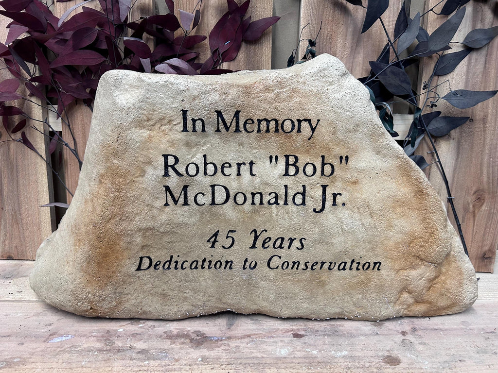 Large Personalized Garden Stone | Custom Address Rock | Memorial Marker | Wedding Gift | Housewarming