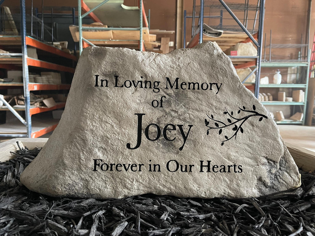 Large Personalized Garden Stone | Custom Address Rock | Memorial Marker | Wedding Gift | Housewarming