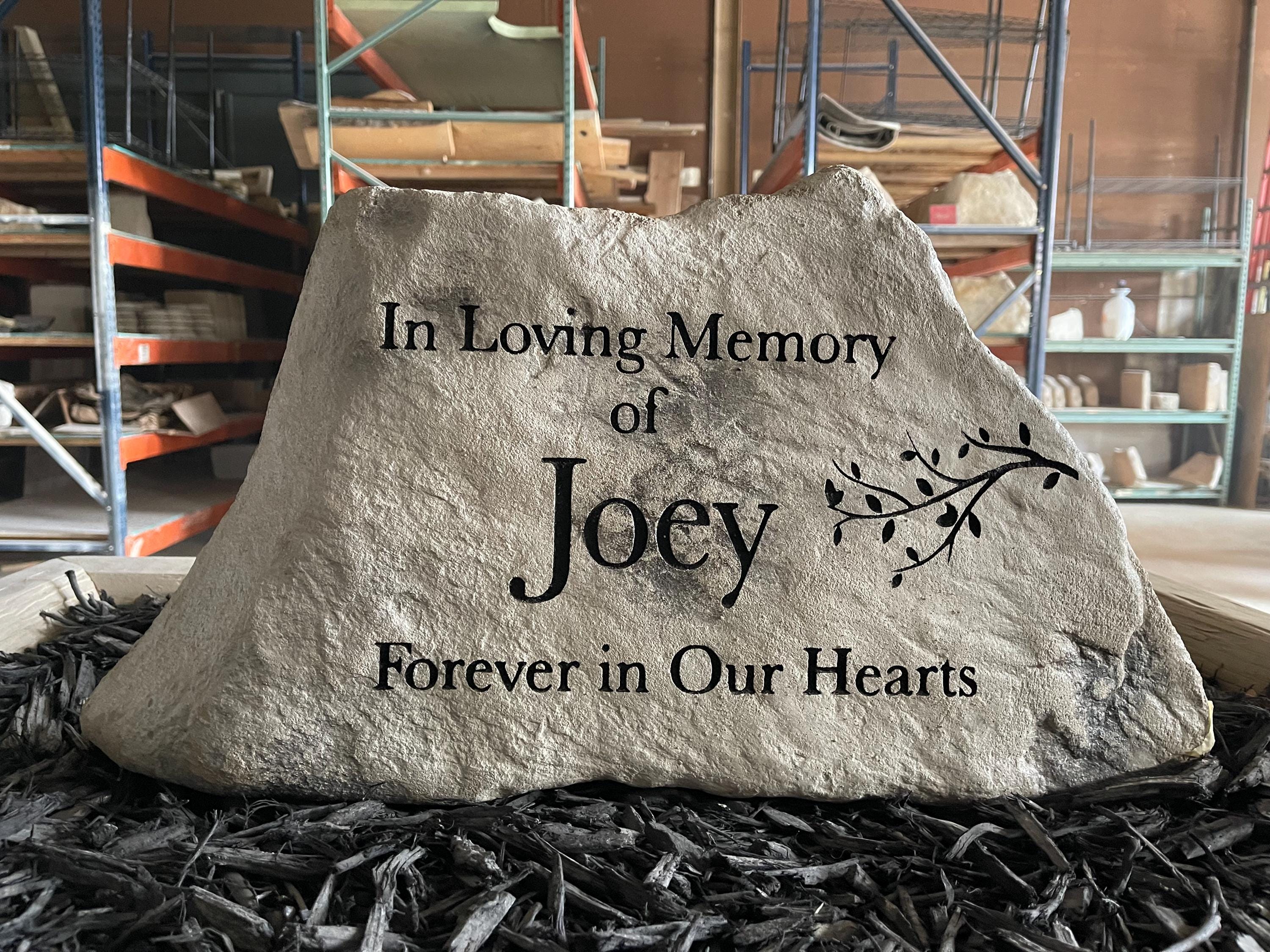 Large Personalized Garden Stone | Custom Address Rock | Memorial Marker | Wedding Gift | Housewarming