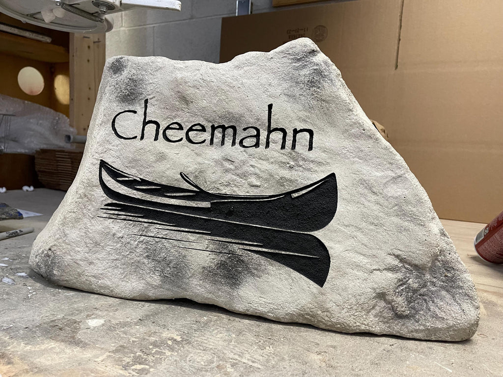 Large Personalized Garden Stone | Custom Address Rock | Memorial Marker | Wedding Gift | Housewarming