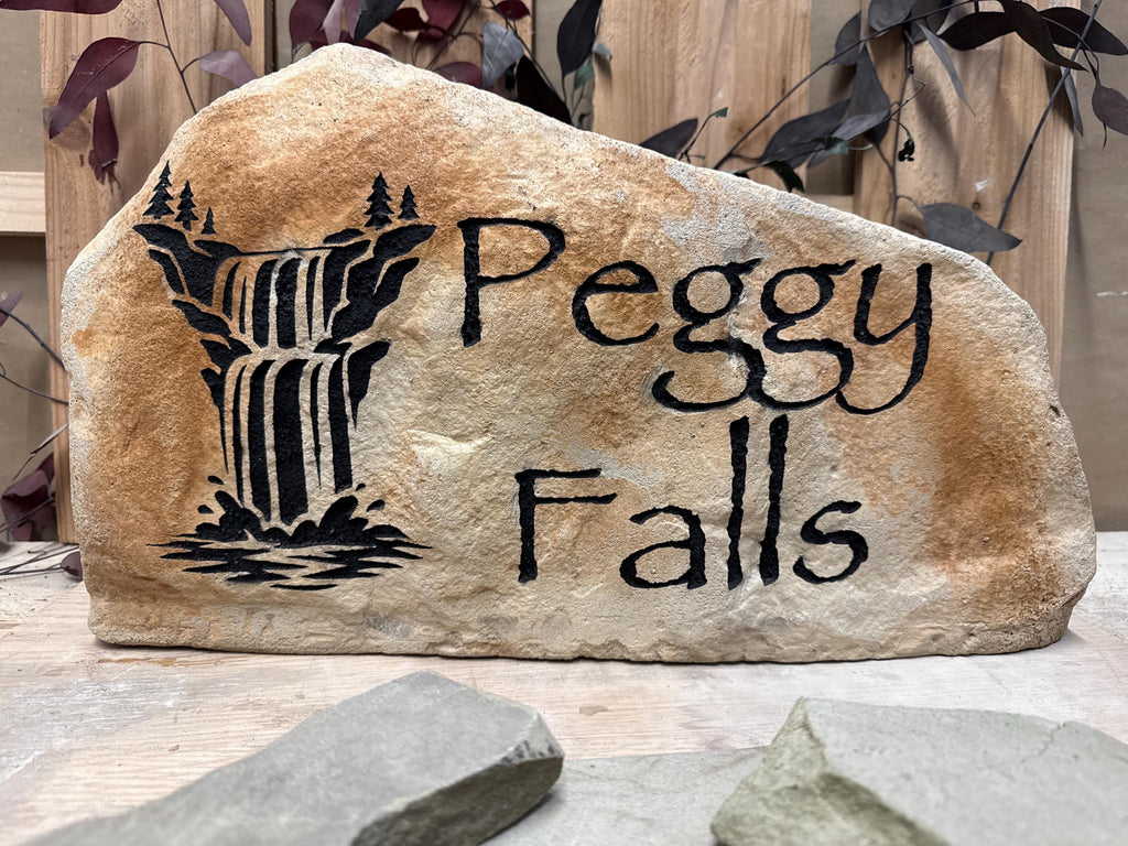 Personalized Address Stone With Family Name