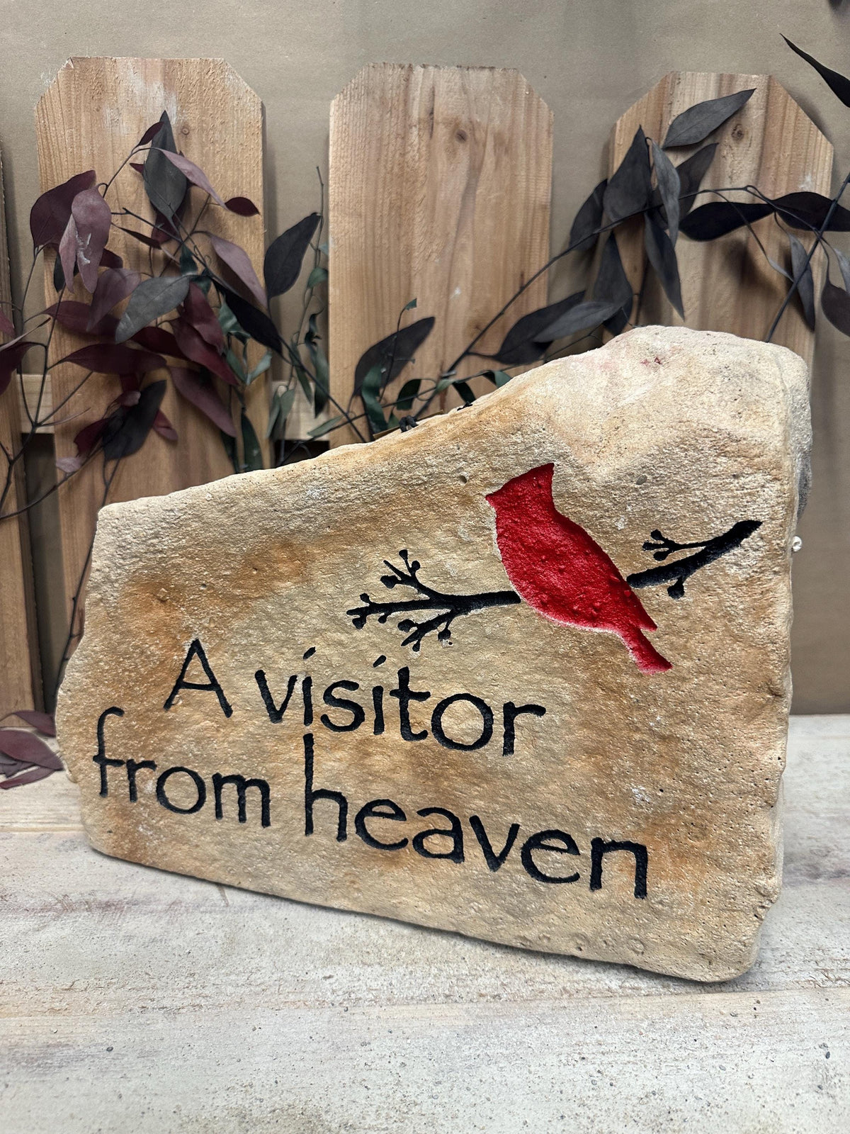 Personalized Memorial Stone – Custom Engraved Remembrance Garden Rock – In Loving Memory Grave Marker – Sympathy Bereavement Gift